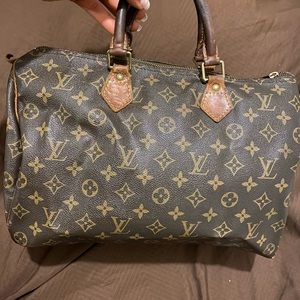 Louis Vuitton Auth Vintage Monogram Speedy Bag